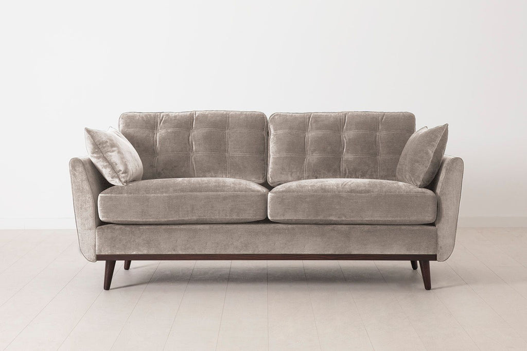 Swyft Model 10 2 Seater Sofa - Made To Order Fog Royal Velvet