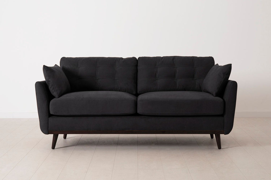 Swyft Model 10 2 Seater Sofa - Made To Order Ink Suede