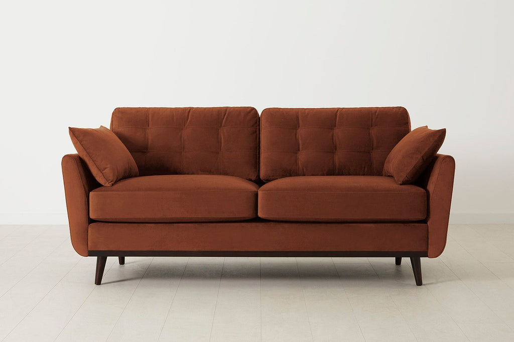 Swyft Model 10 2 Seater Sofa - Made To Order Umber Velvet