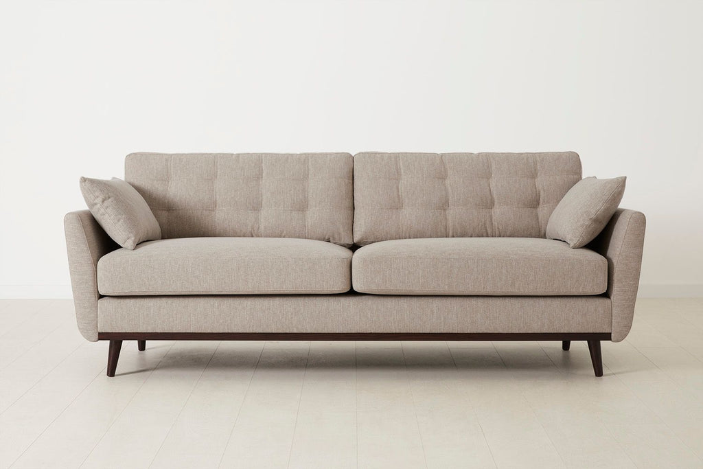 Swyft Model 10 3 Seater Sofa - Made To Order Pumice Linen