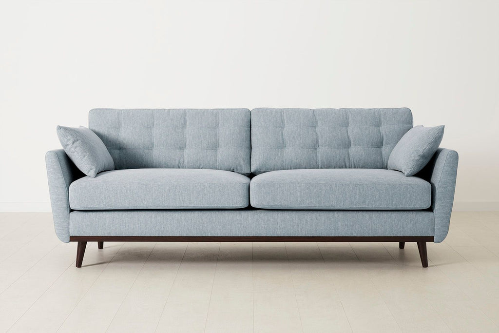 Swyft Model 10 3 Seater Sofa - Made To Order Seaglass Linen