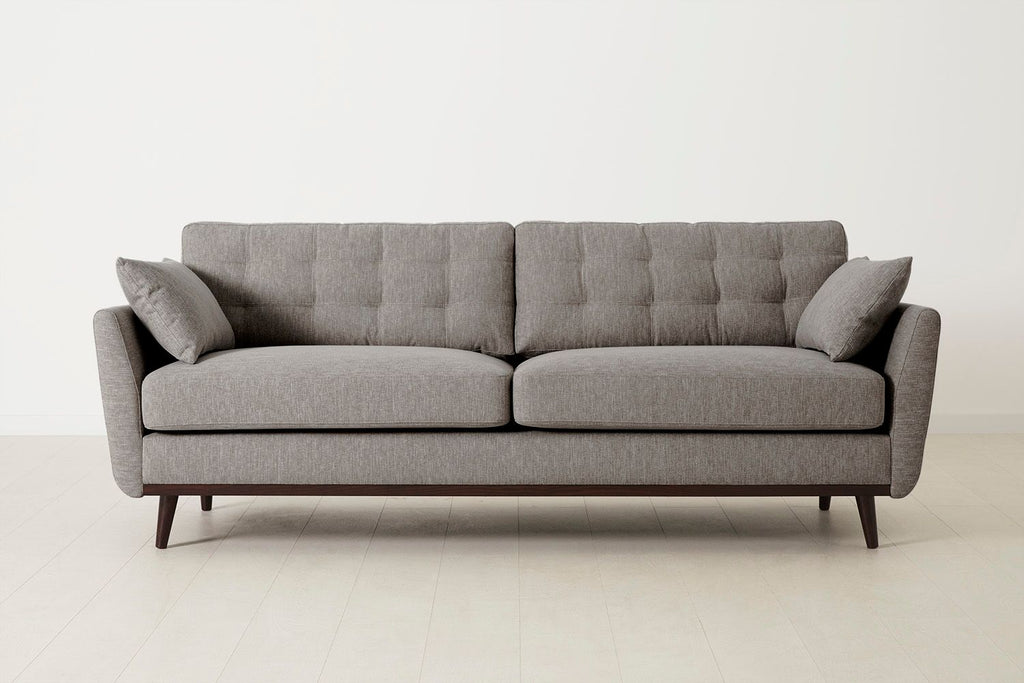 Swyft Model 10 3 Seater Sofa - Made To Order Shadow Linen