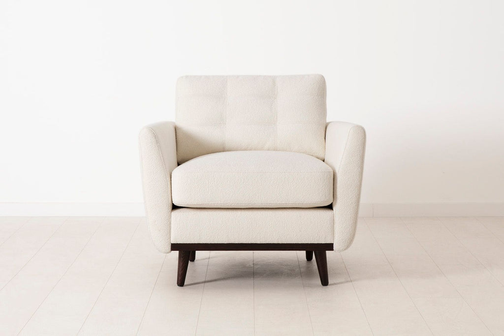 Swyft Model 10 Armchair - Made To Order Ivory Boucle