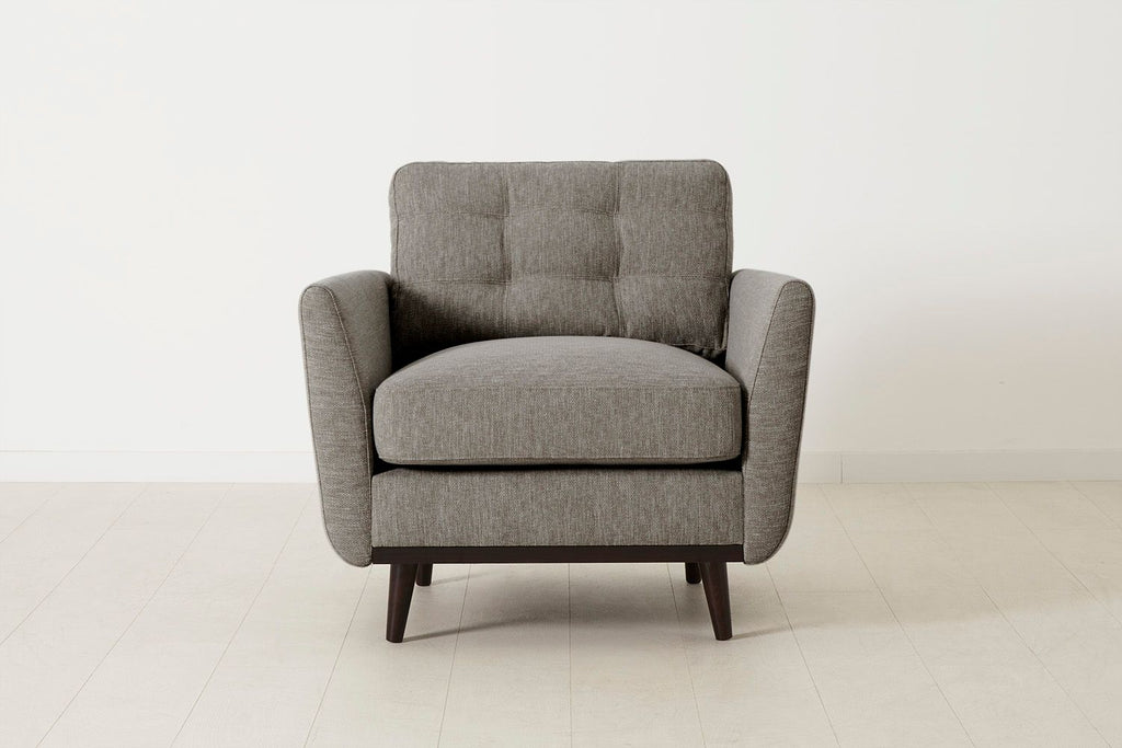 Swyft Model 10 Armchair - Made To Order Shadow Linen