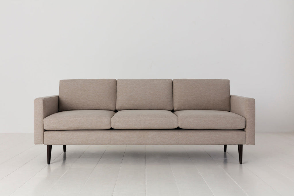 Swyft Model 01 3 Seater Sofa - Made To Order Pumice Linen