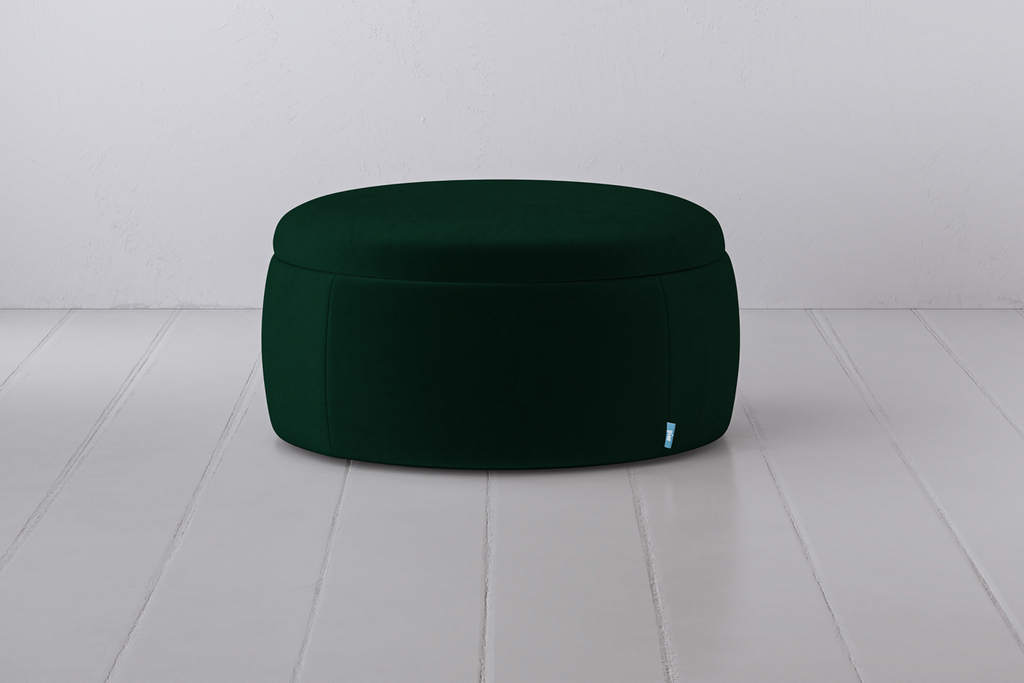 Swyft Storage 01 Ottoman - Made To Order Forest Eco Velvet