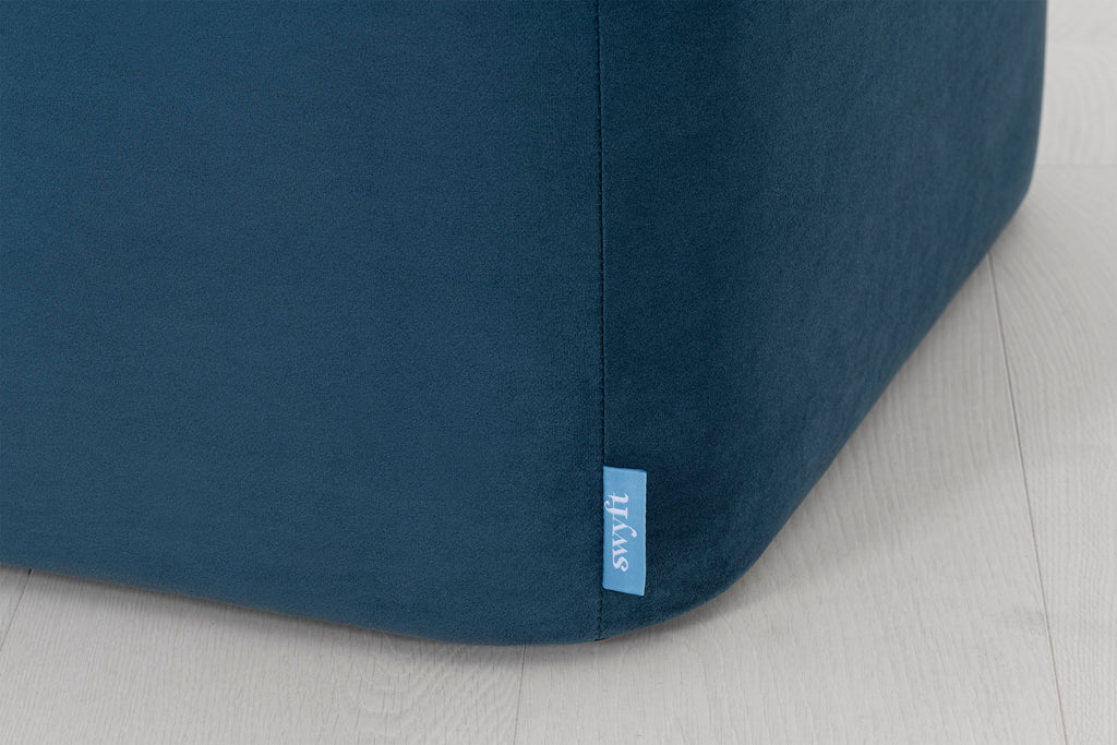 Swyft Storage 02 Ottoman - Core Fabrics Teal Velvet Detail