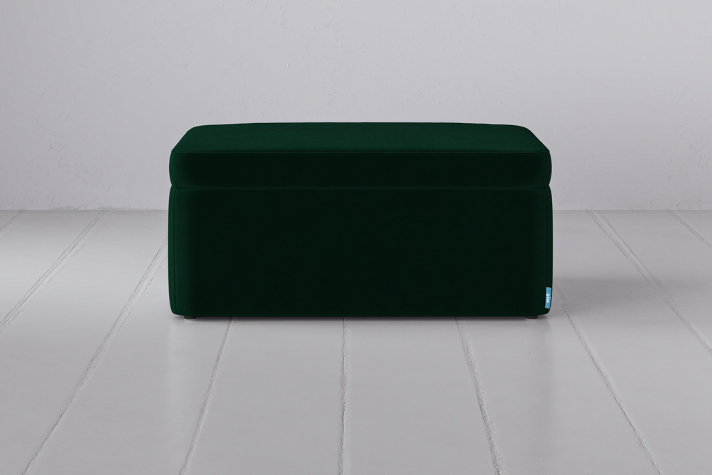 Swyft Storage 02 Ottoman - Made To Order Forest Eco Velvet