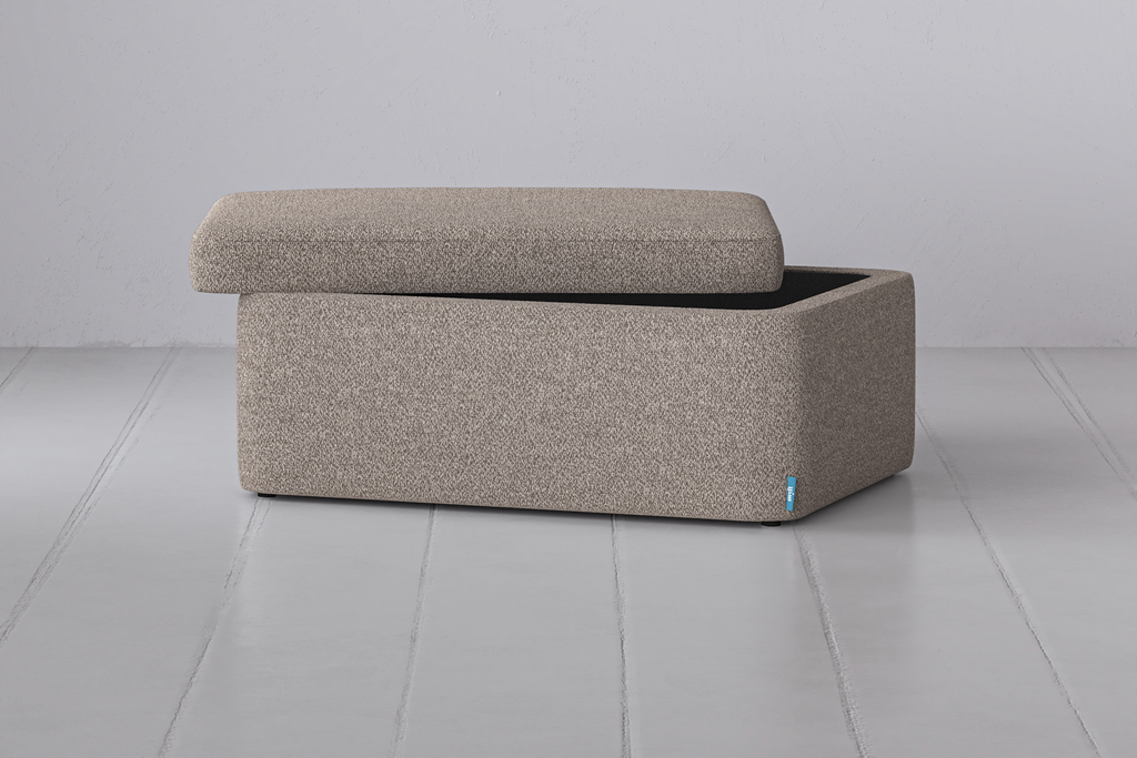Swyft Storage 02 Ottoman - Made To Order Sand Boucle
