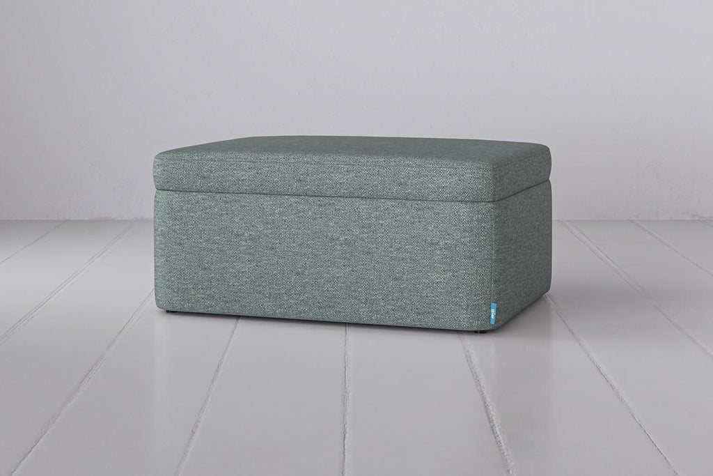 Swyft Storage 02 Ottoman - Made To Order Seaglass Linen
