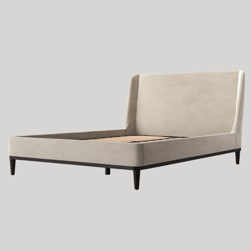 Swyft Bed 02 - Double - Chalk - Chenille - Swyft at Uneeka