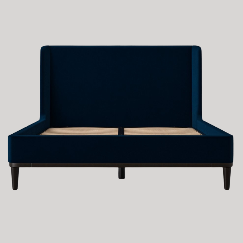 Swyft Bed 02 - Double - Indigo Eco Velvet - Swyft at Uneeka