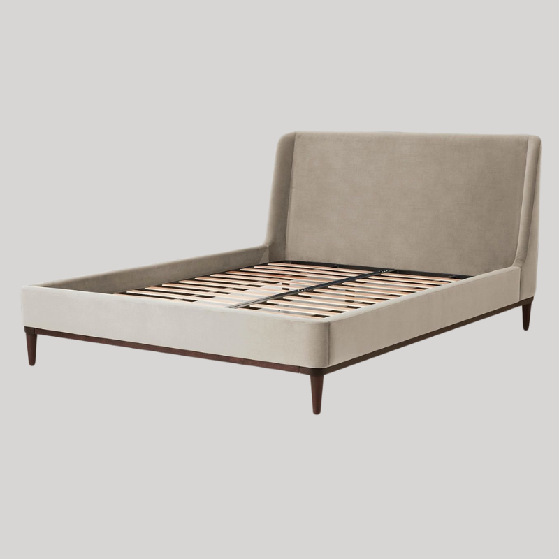 Swyft Bed 02 - King -Bone Velvet - Swyft at Uneeka