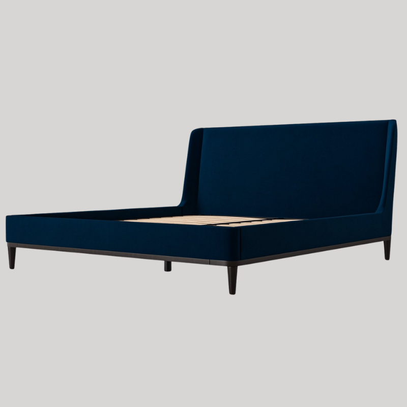 Swyft Bed 02 - Super King - Indigo Eco Velvet - Swyft at Uneeka