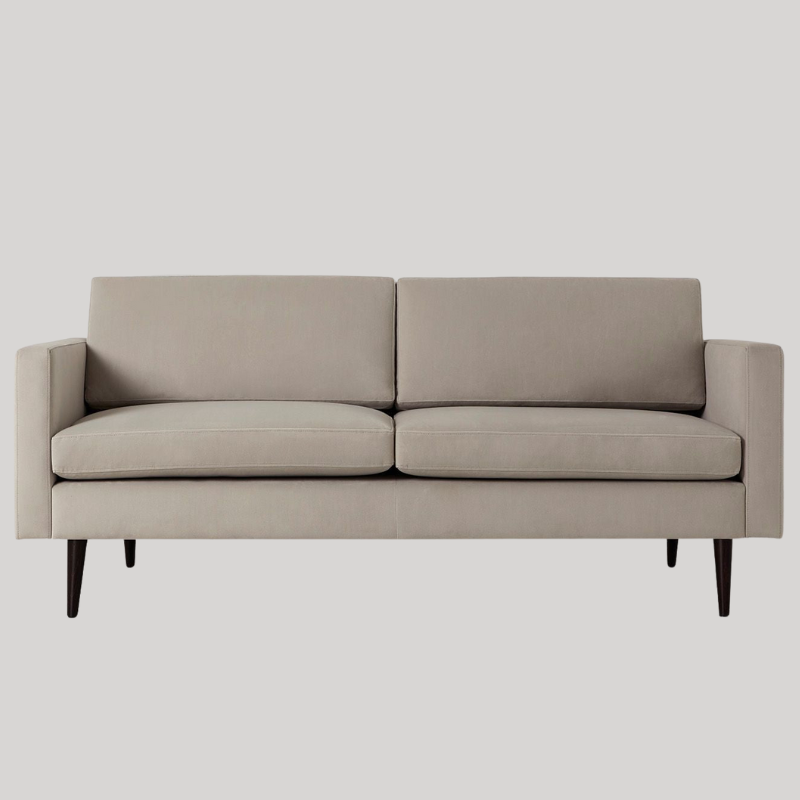 Swyft Model 01 2 Seater Sofa - Bone Velvet - Swyft at Uneeka
