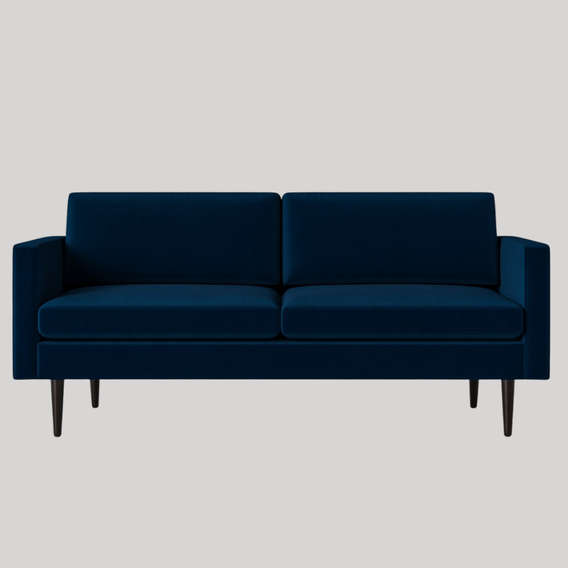 Swyft Model 01 2 Seater Sofa - Indigo Eco Velvet - Swyft at Uneeka