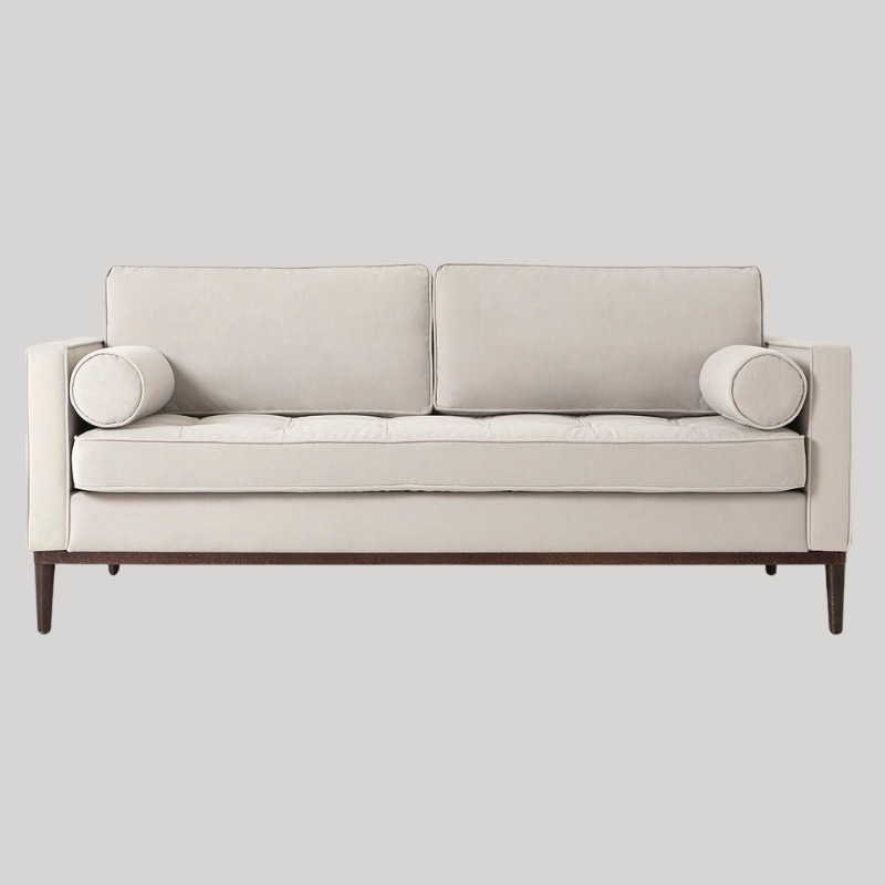 Swyft Model 02 2 Seater Sofa - Bone Velvet - Swyft at Uneeka