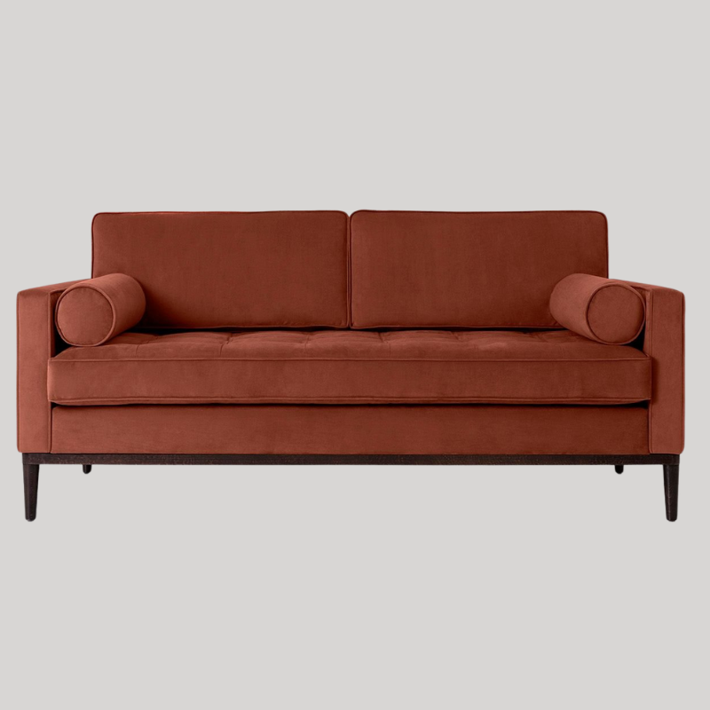 Swyft Model 02 2 Seater Sofa - Brick Velvet - Swyft at Uneeka