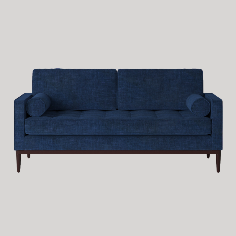 Swyft Model 02 2 Seater Sofa - Navy Royal Velvet - Swyft at Uneeka