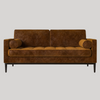 Swyft Model 02 2 Seater Sofa - Ochre Mottled Velvet - Swyft at Uneeka