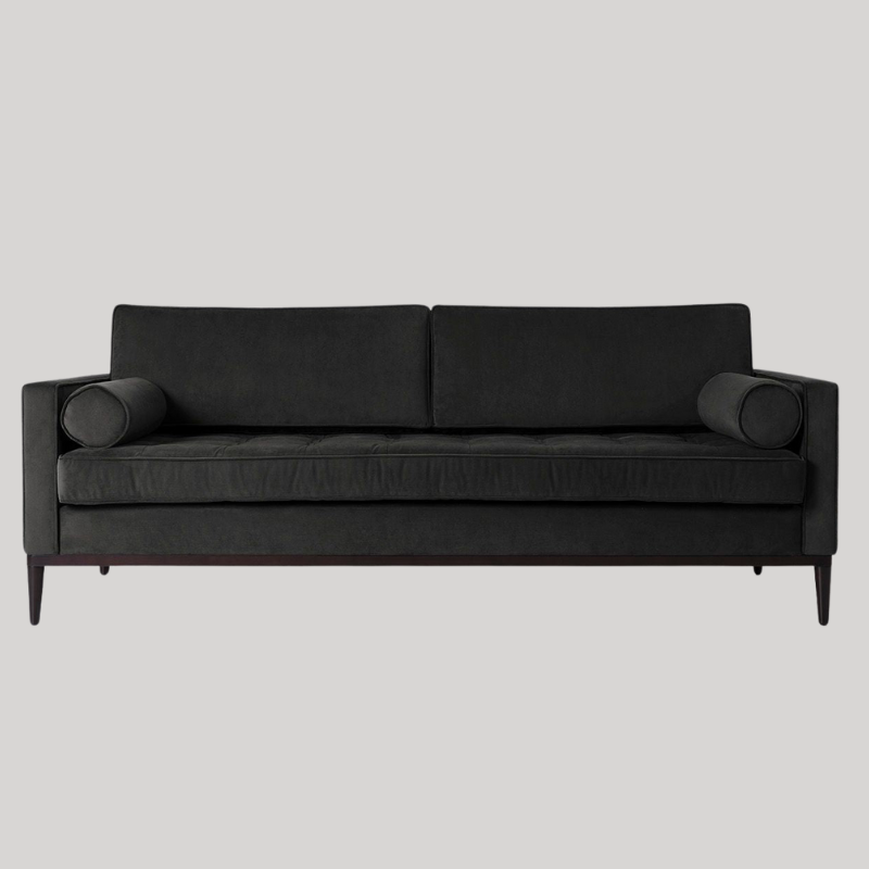 Swyft Model 02 3 Seater Sofa - Charcoal Velvet - Swyft at Uneeka