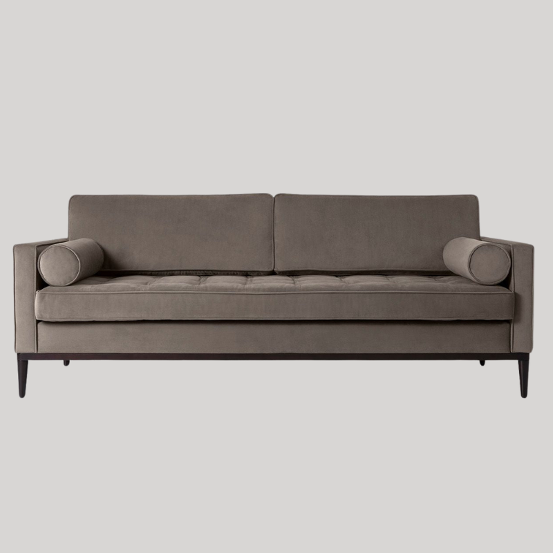 Swyft Model 02 3 Seater Sofa - Elephant Velvet - Swyft at uneeka