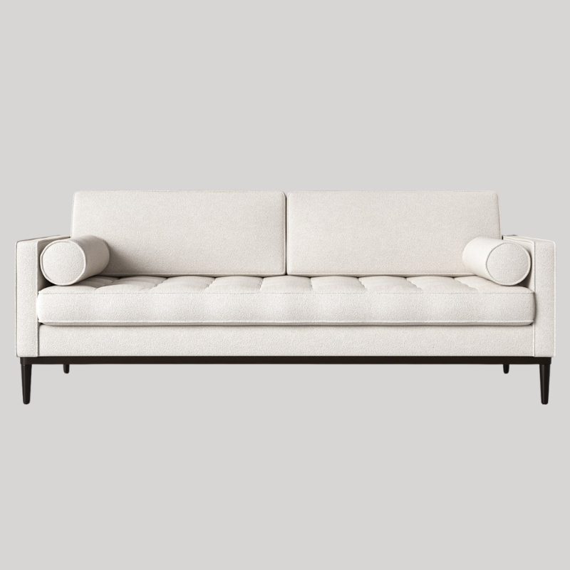 Swyft Model 02 3 Seater Sofa - Ivory Boucle - Swyft at Uneeka