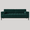 Swyft Model 02 3 Seater Sofa - Kingfisher Velvet - Swyft at Uneeka