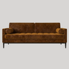 Swyft Model 02 3 Seater Sofa - Ochre Mottled Velvet - Swyft at Uneeka