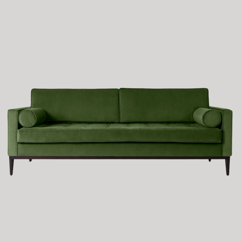 Swyft Model 02 3 Seater Sofa - Vine Velvet - Swyft at uneeka