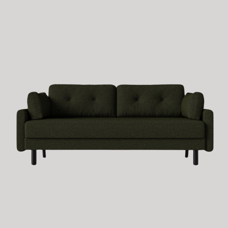 Swyft Model 04 3 Seat Double Sofa Bed - Fern Boucle - Swyft at Uneeka