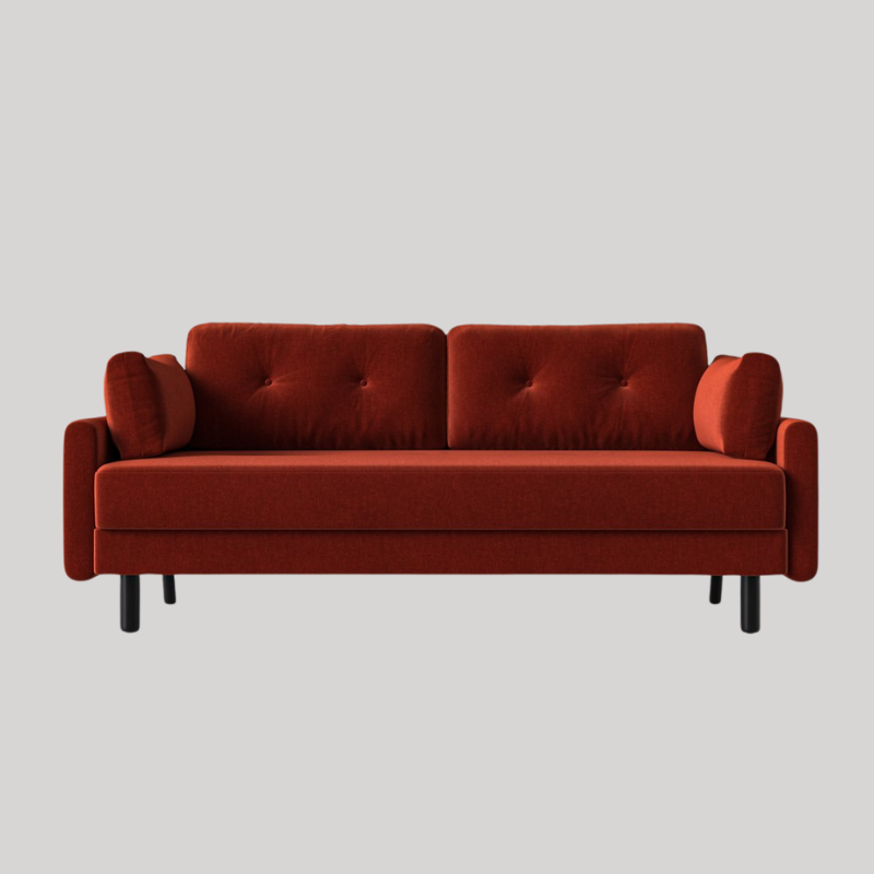 Swyft Model 04 3 Seat Double Sofa Bed - Harissa Chenille - Swyft at Uneeka