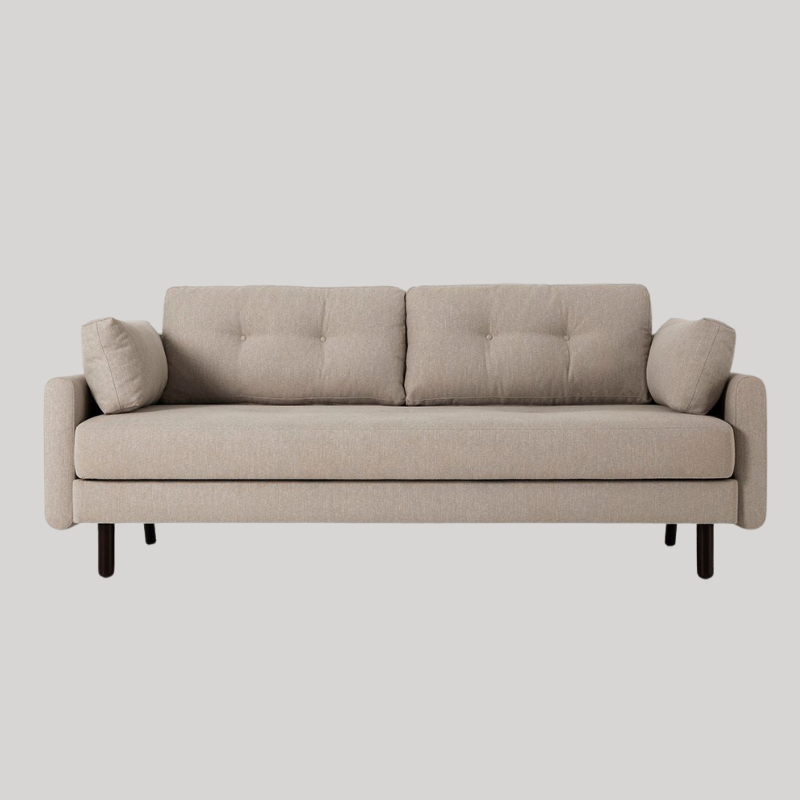 Swyft Model 04 3 Seat Double Sofa Bed - Pumice Linen - Swyft at Uneeka