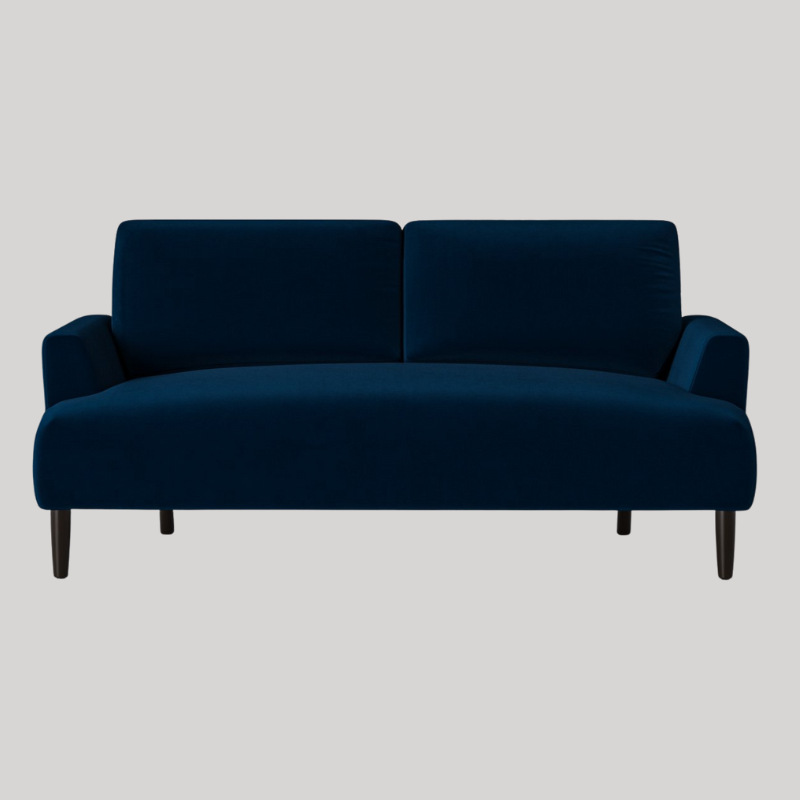 Swyft Model 05 2 Seater Sofa - Indigo Eco Velvet - Swyft at Uneeka