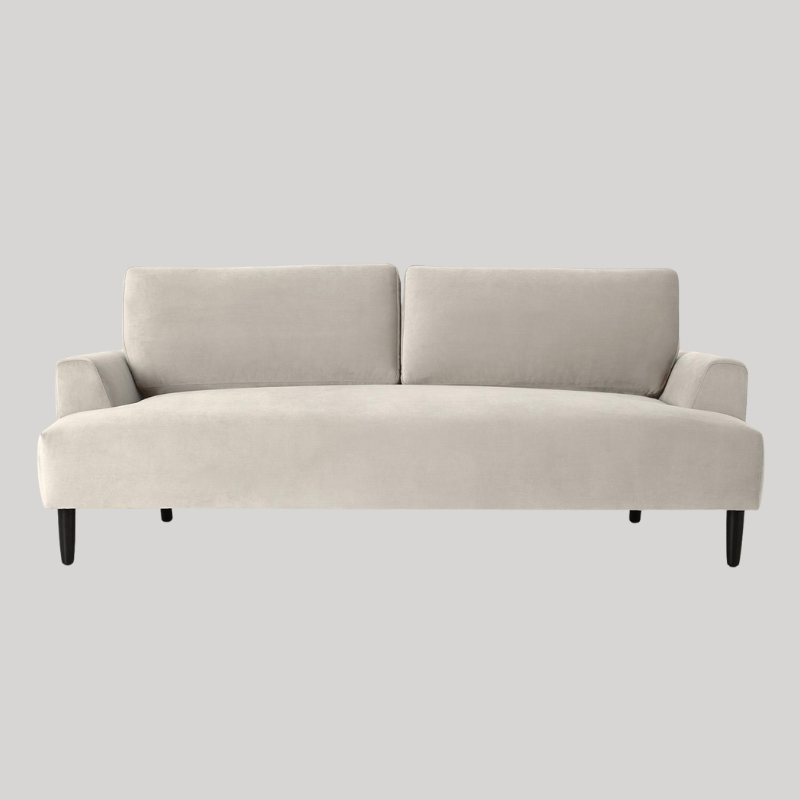 Swyft Model 05 3 Seater Sofa - Bone Velvet - Swyft at Uneeka