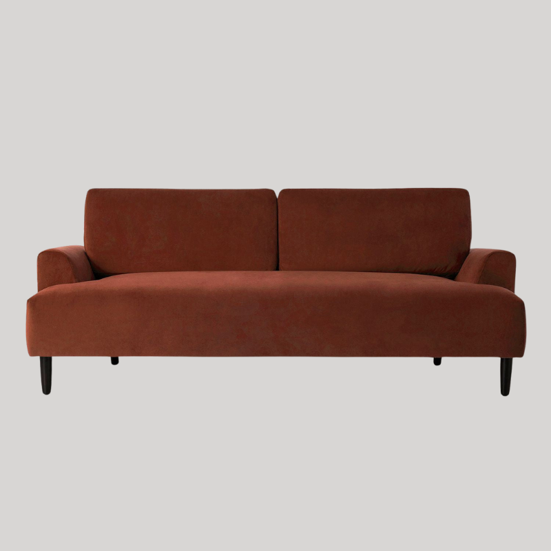 Swyft Model 05 3 Seater Sofa - Brick Velvet - Swyft at Uneeka