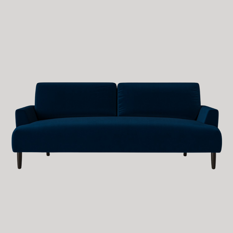 Swyft Model 05 3 Seater Sofa - Indigo Eco Velvet - Swyft at Uneeka