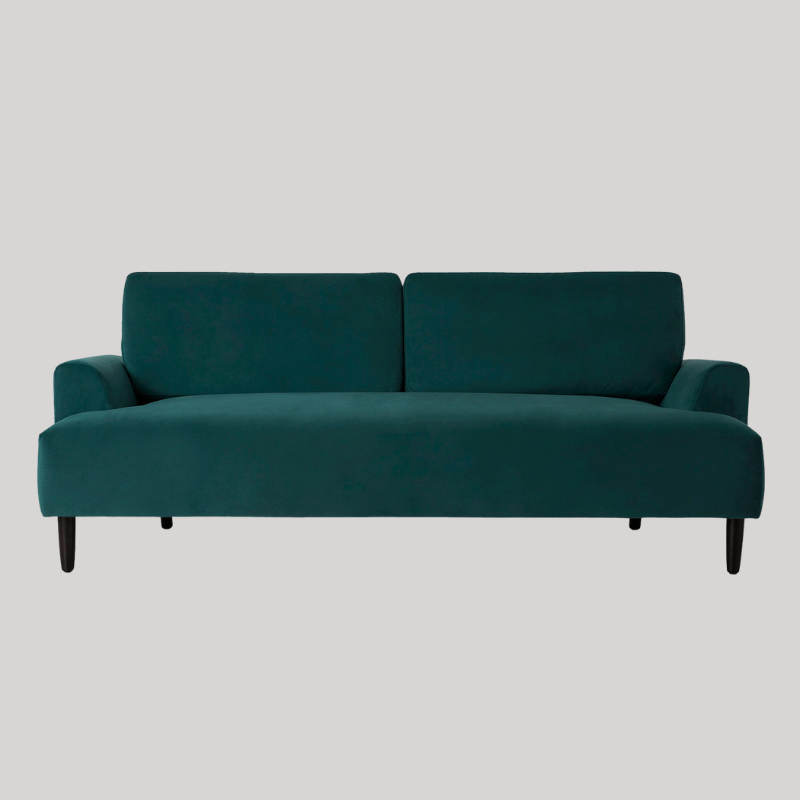 Swyft Model 05 3 Seater Sofa - Kingfisher Velvet - Swyft at Uneeka