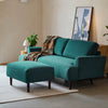 Swyft Model 05 Ottoman - Kingfisher Teal - Lifestyle Uneeka