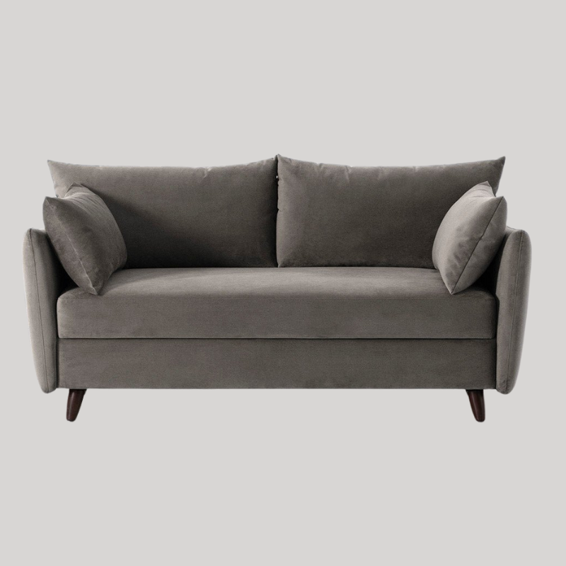 Swyft Model 08 2.5 Seater Sofa Bed - Elephant Velvet - King Size  - Swyft at Uneeka