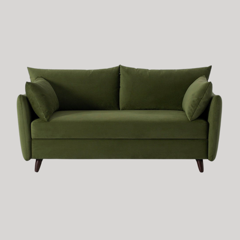 Swyft Model 08 2.5 Seater Sofa Bed - Vine Velvet - King Size  - Swyft at Uneeka