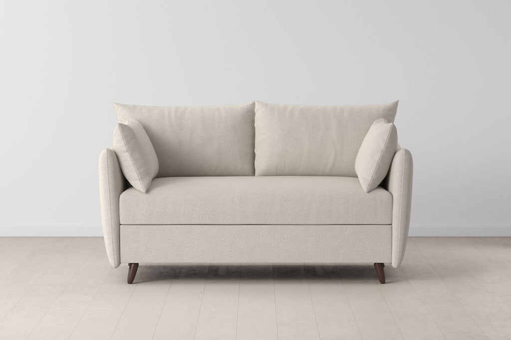 Swyft Model 08 2 Seater Sofa Bed - Made To Order - Ivory Boucle - Uneeka