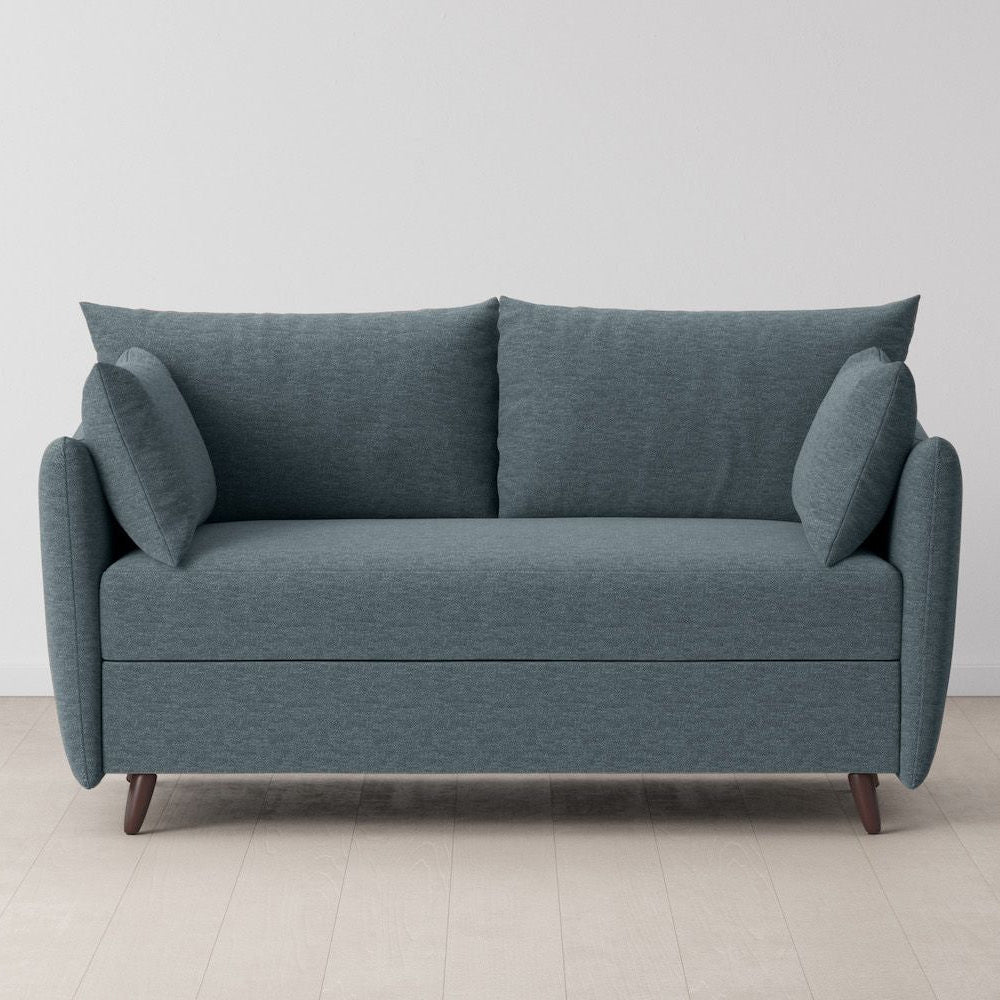 Swyft Model 08 2 Seater Sofa Bed - Made To Order - Marine Linen - Uneeka