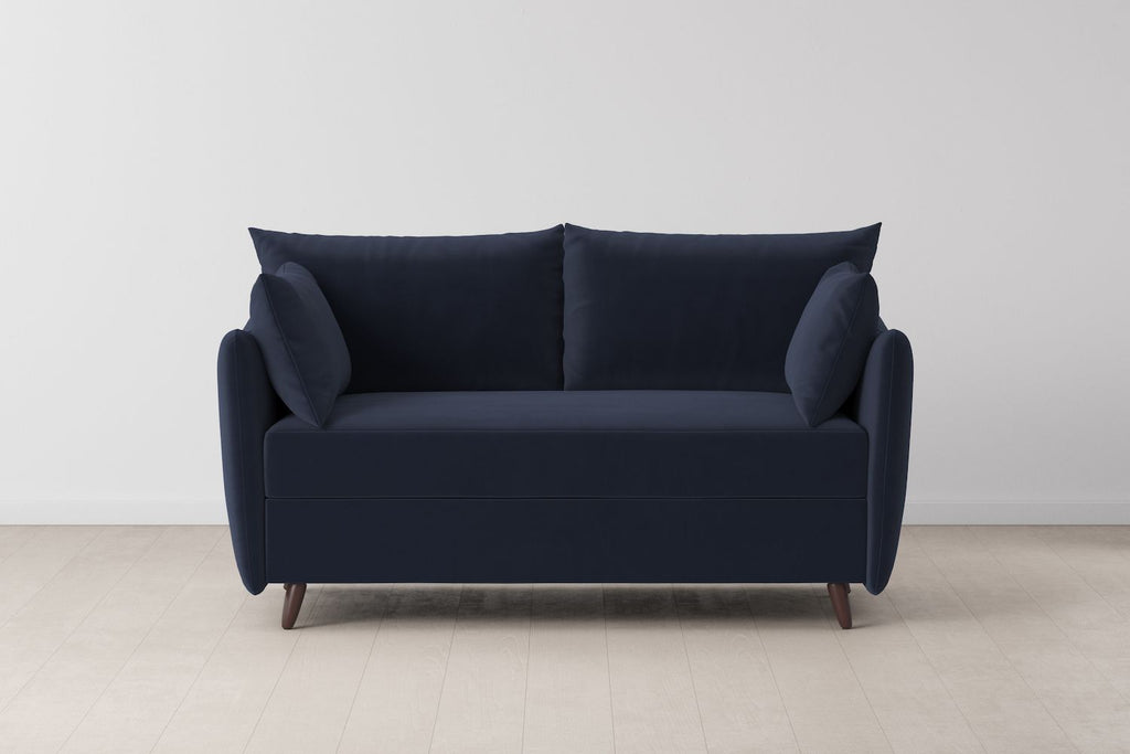 Swyft Model 08 2 Seater Sofa Bed - Made To Order - Teal Velvet - Uneeka