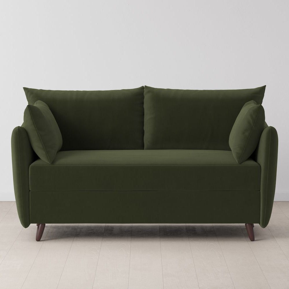 Swyft Model 08 2 Seater Sofa Bed - Made To Order - Vine Velvet - Uneeka