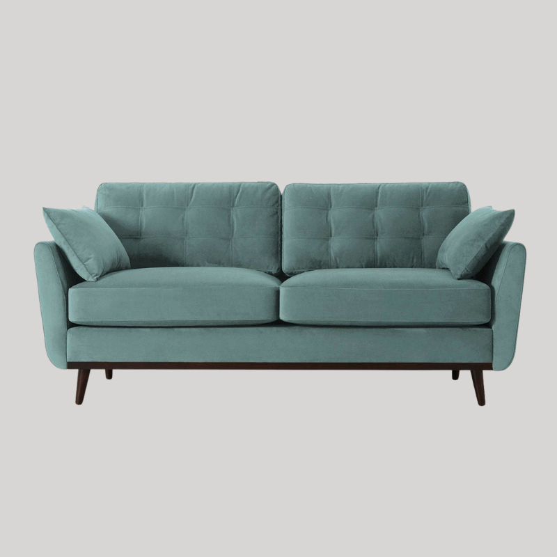 Swyft Model 10 2 Seater Sofa - Airforce Velvet - Swyft at Uneeka