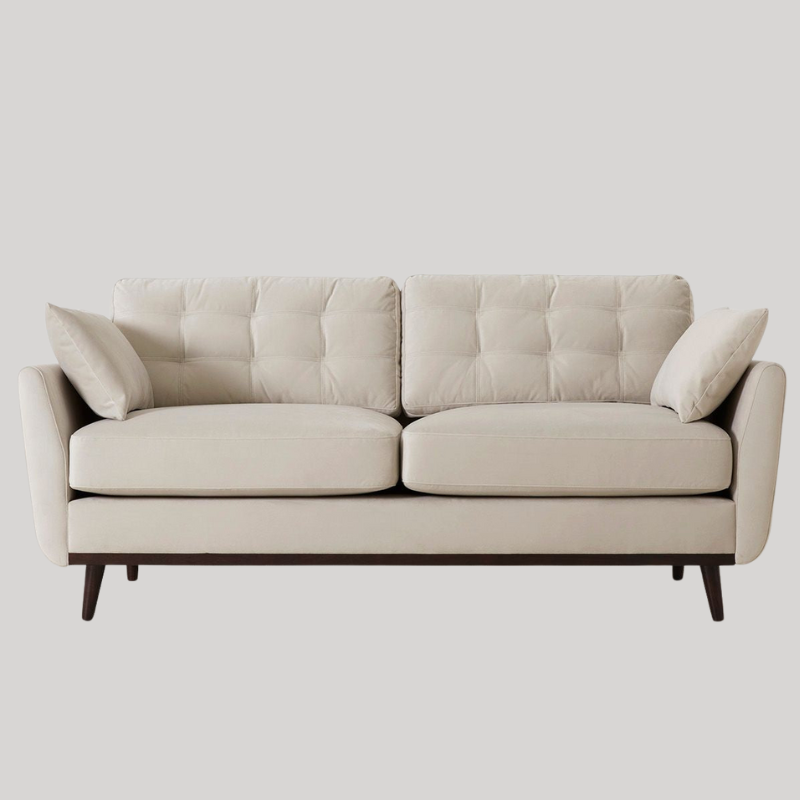 Swyft Model 10 2 Seater Sofa - Bone Velvet - Swyft at Uneeka