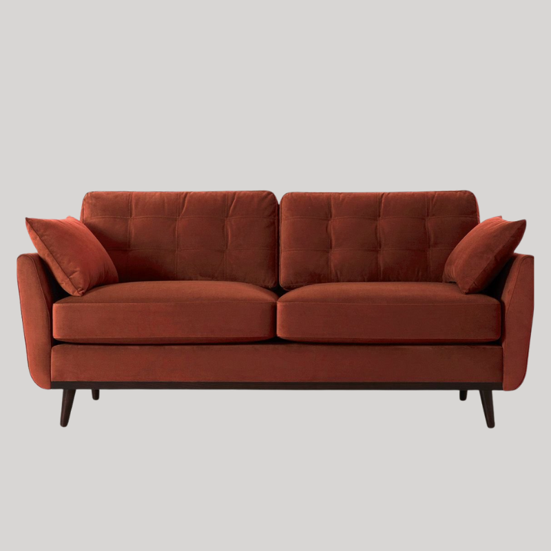 Swyft Model 10 2 Seater Sofa - Brick Velvet - Swyft at Uneeka