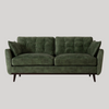Swyft Model 10 2 Seater Sofa - Conifer Mottled Velvet - Swyft at Uneeka