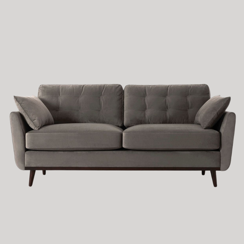 Swyft Model 10 2 Seater Sofa - Elephant Velvet - Swyft at Uneeka
